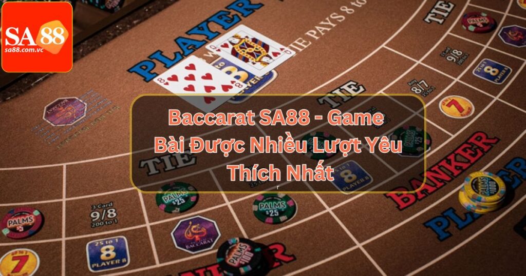 Baccarat SA88 - Game Bài Được Nhiều Lượt Yêu Thích Nhất