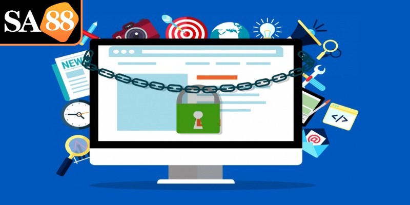 Truy cập sai địa chỉ sẽ không có biểu tượng ổ khóa